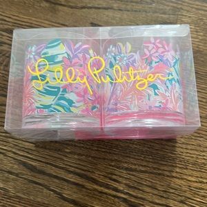 Lilly Pulitzer glasses.